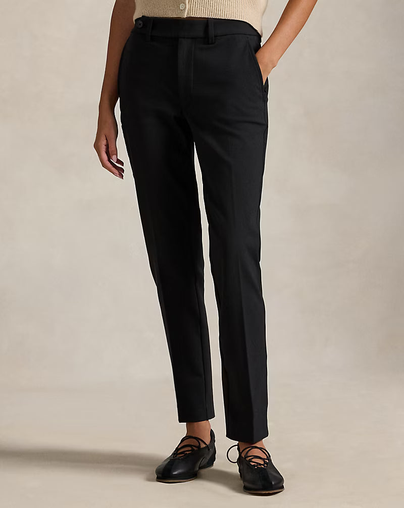 Stretch-Cotton Blend Slim Pant
