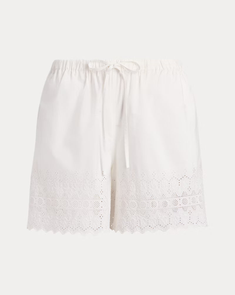Cotton Eyelet Short