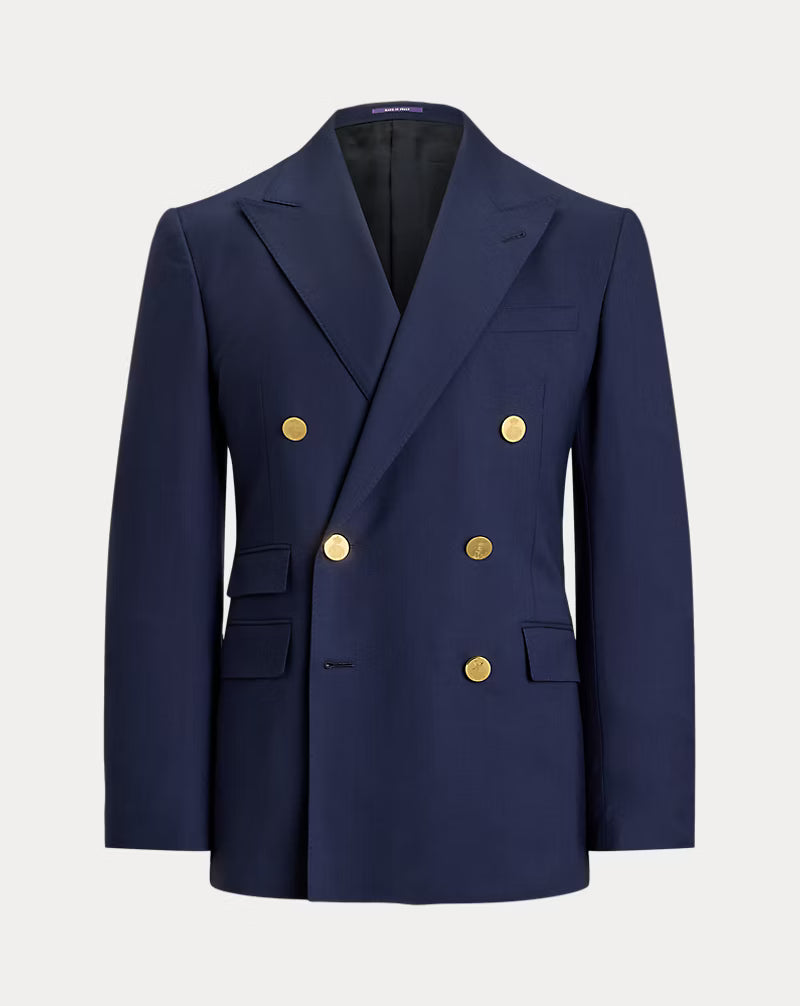 Gregory Hand-Tailored Wool Serge Blazer