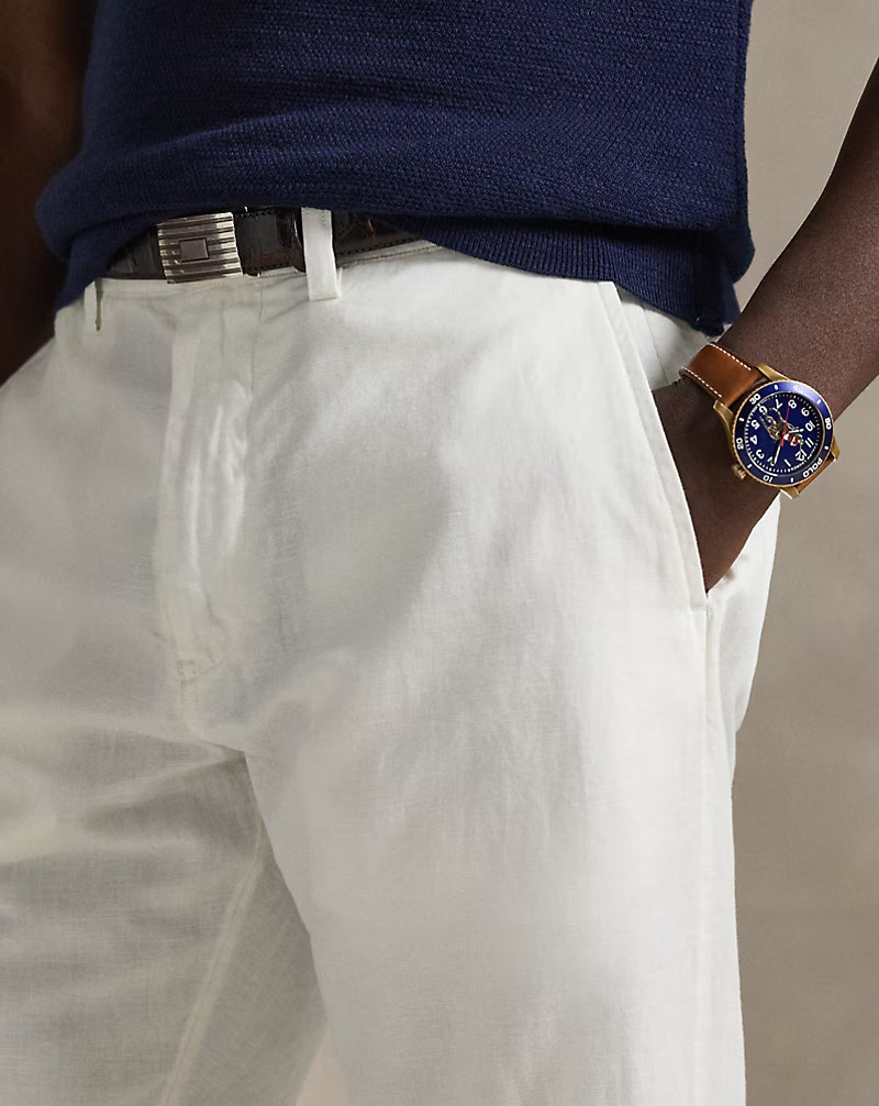 Bedford Classic Fit Linen-Cotton Pant