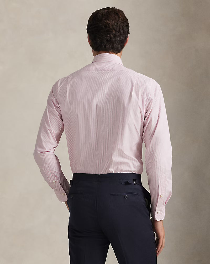 Custom Fit Striped Poplin Shirt