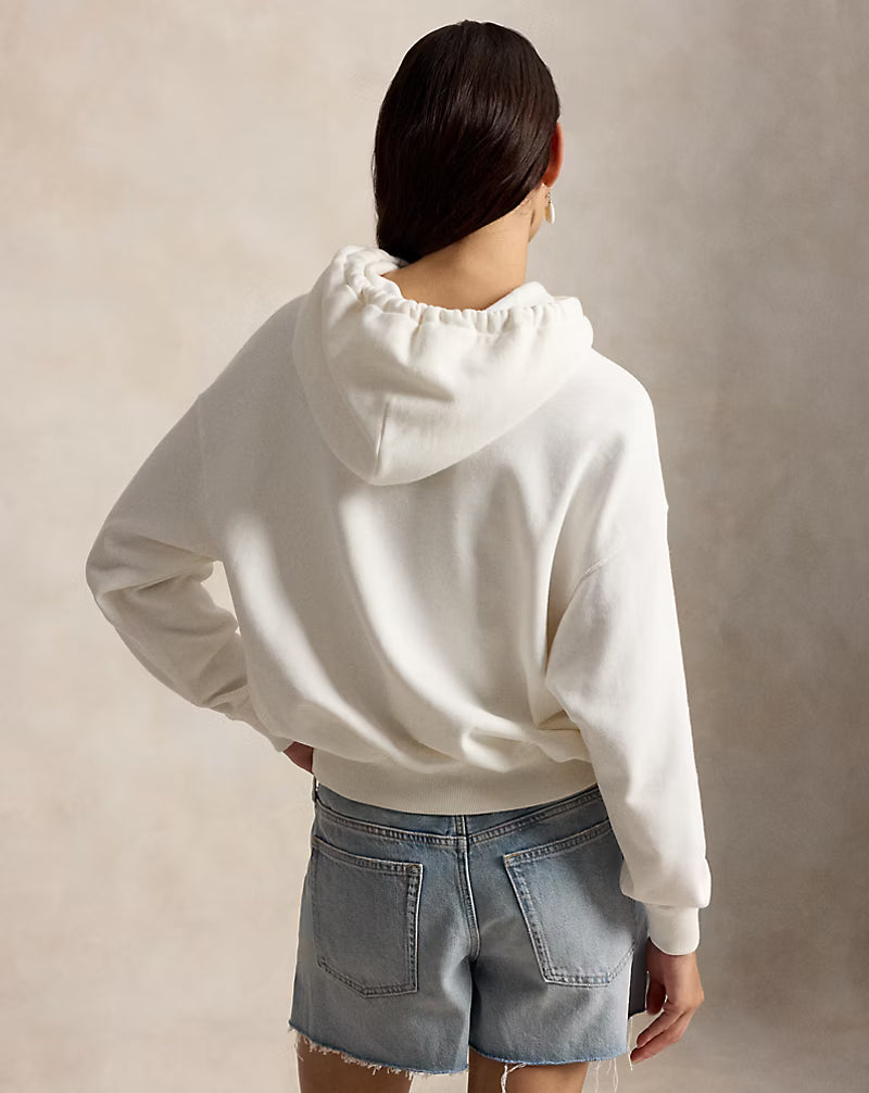 Wave-Logo Fleece Hoodie