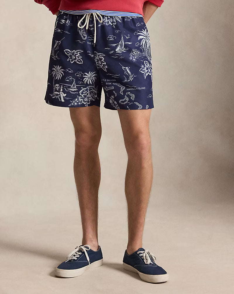 5.75-Inch Traveler Polo Bear Swim Trunk