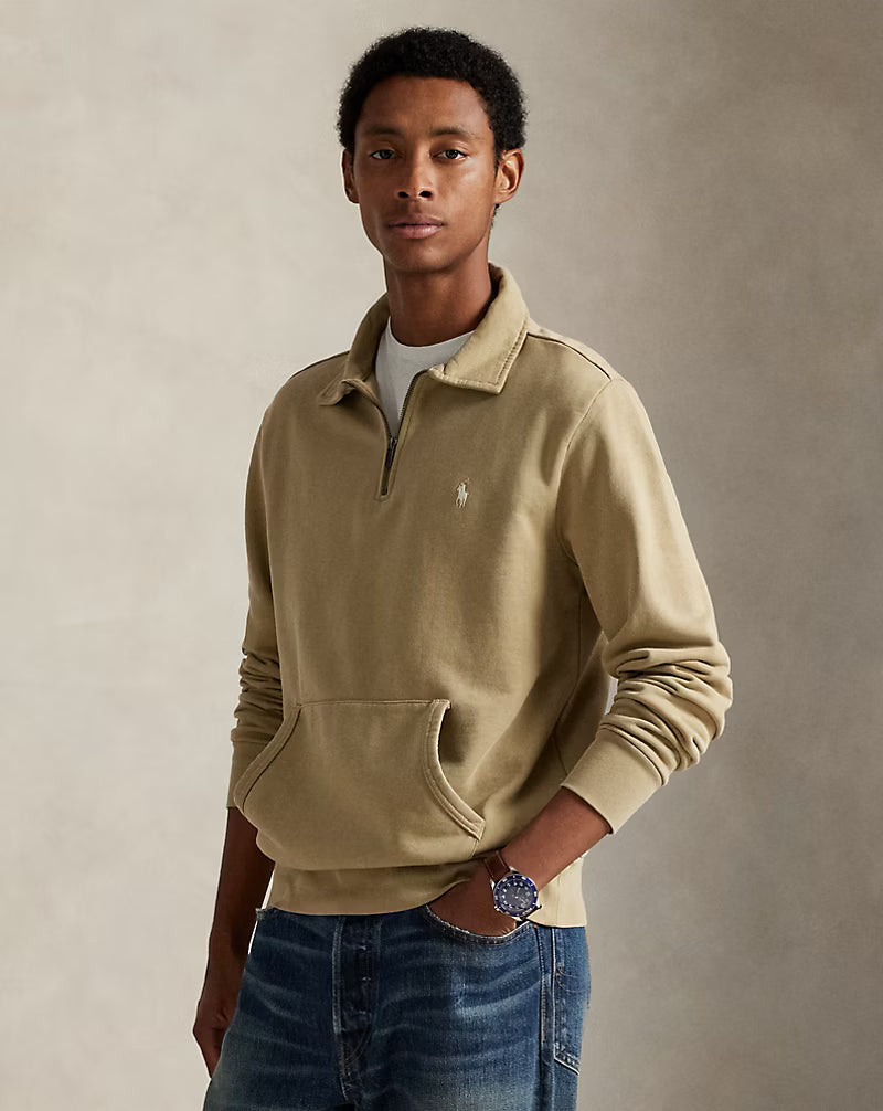 Loopback Fleece Quarter-Zip Sweatshirt