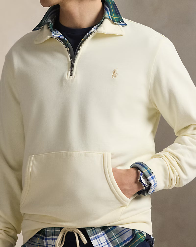 Loopback Fleece Quarter-Zip Sweatshirt