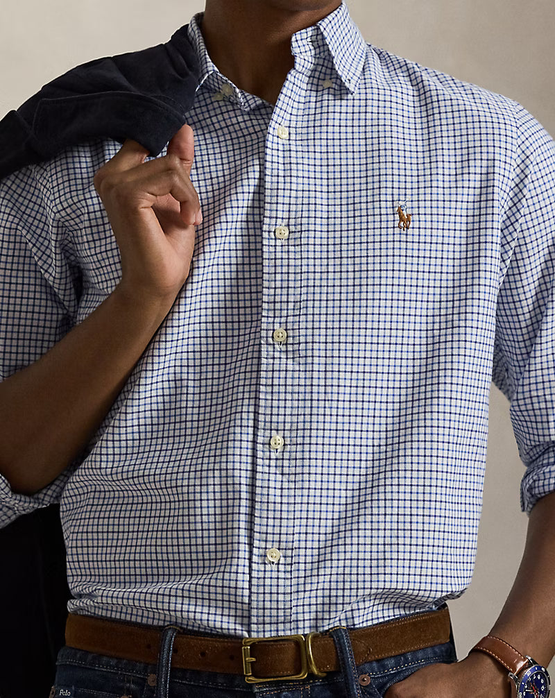 Classic Fit Tattersall Oxford Shirt
