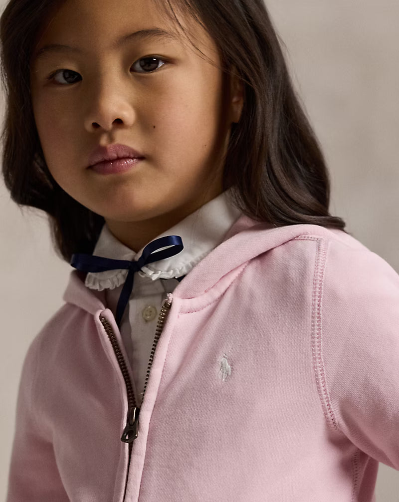Cotton-Blend-Fleece Full-Zip Hoodie