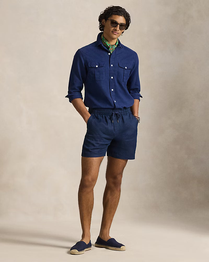 6-Inch Polo Prepster Linen Short
