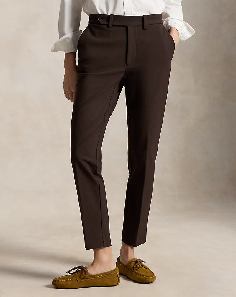 Stretch-Cotton Blend Slim Pant