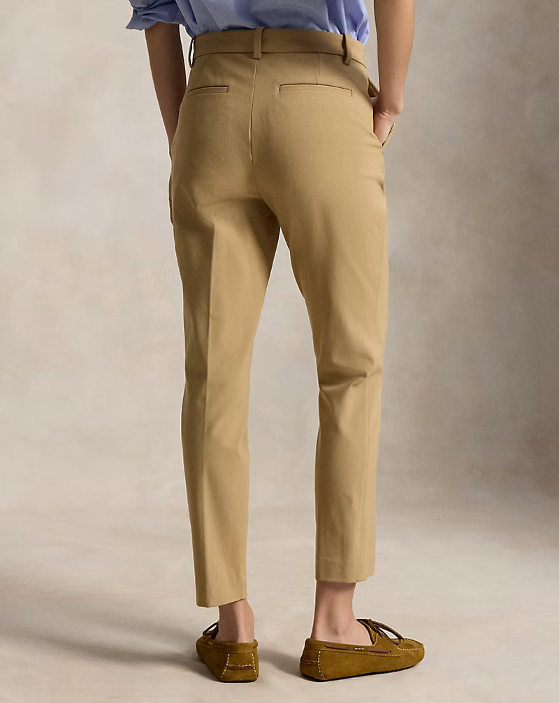 Stretch-Cotton Blend Slim Pant