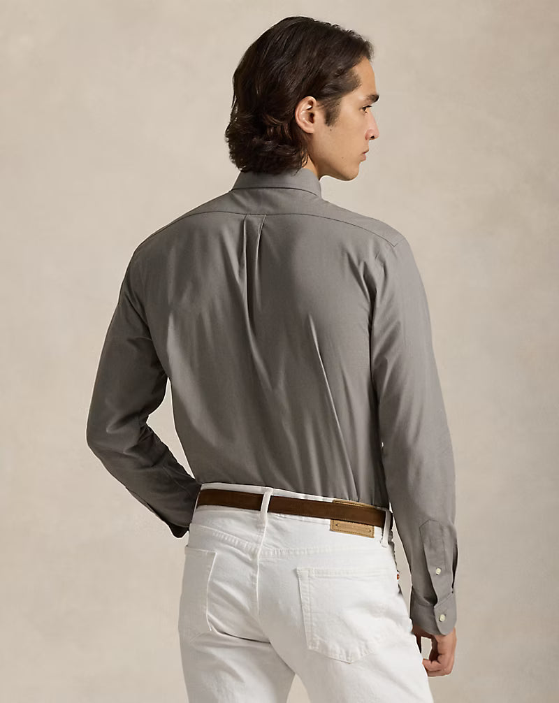 Slim Fit Stretch Poplin Shirt