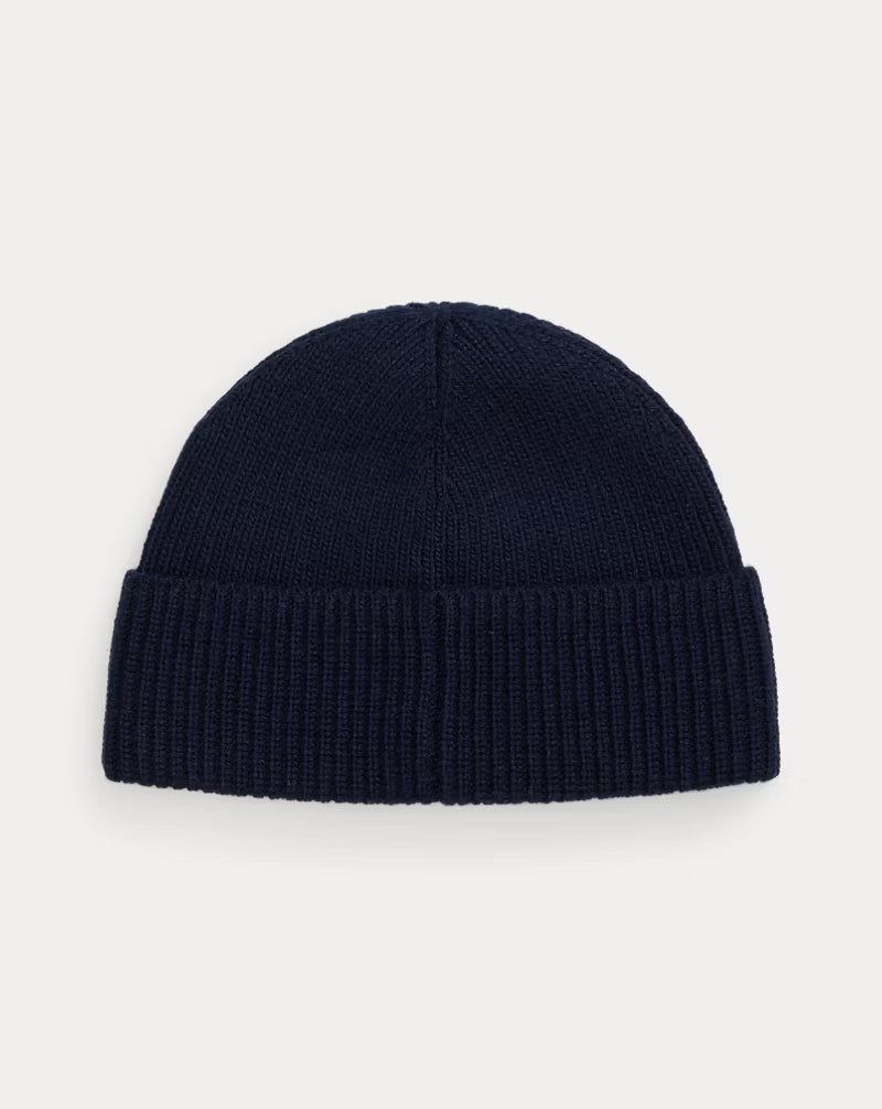 Polo Bear Rib-Knit Beanie