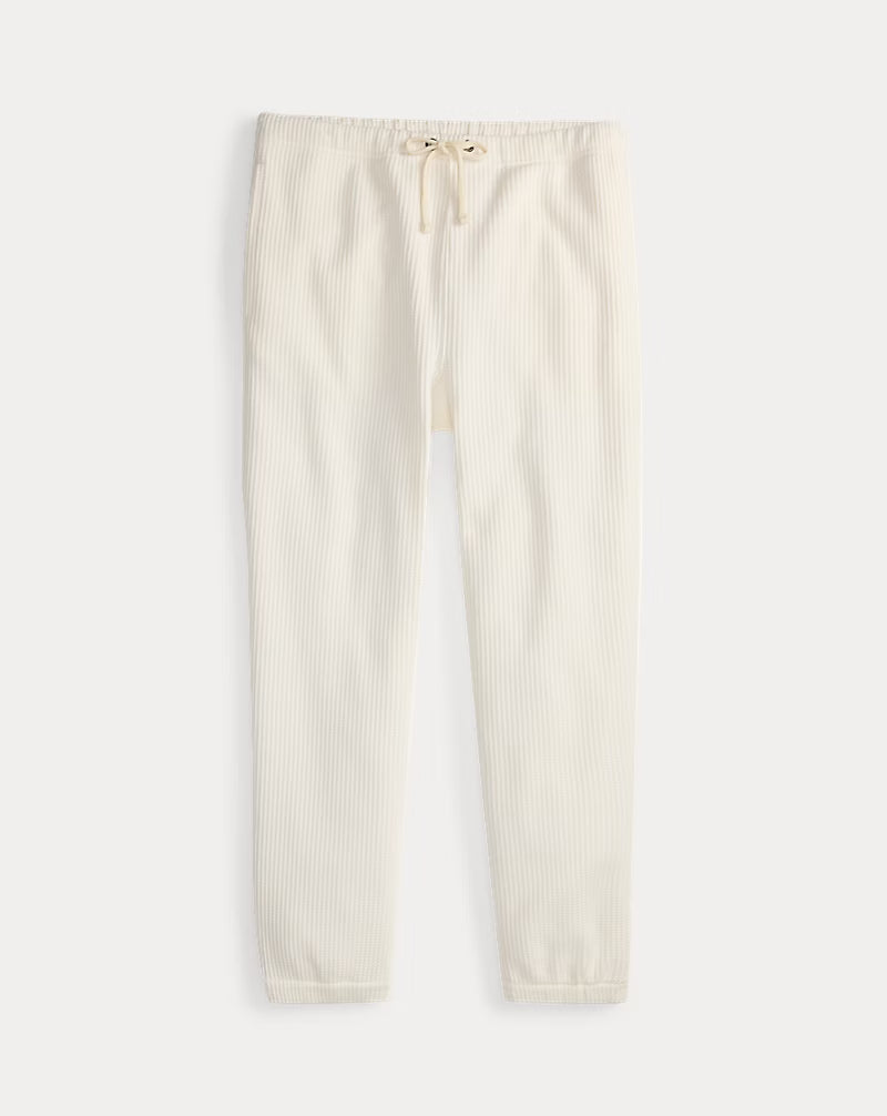 Waffle-Knit Fleece Sweatpant