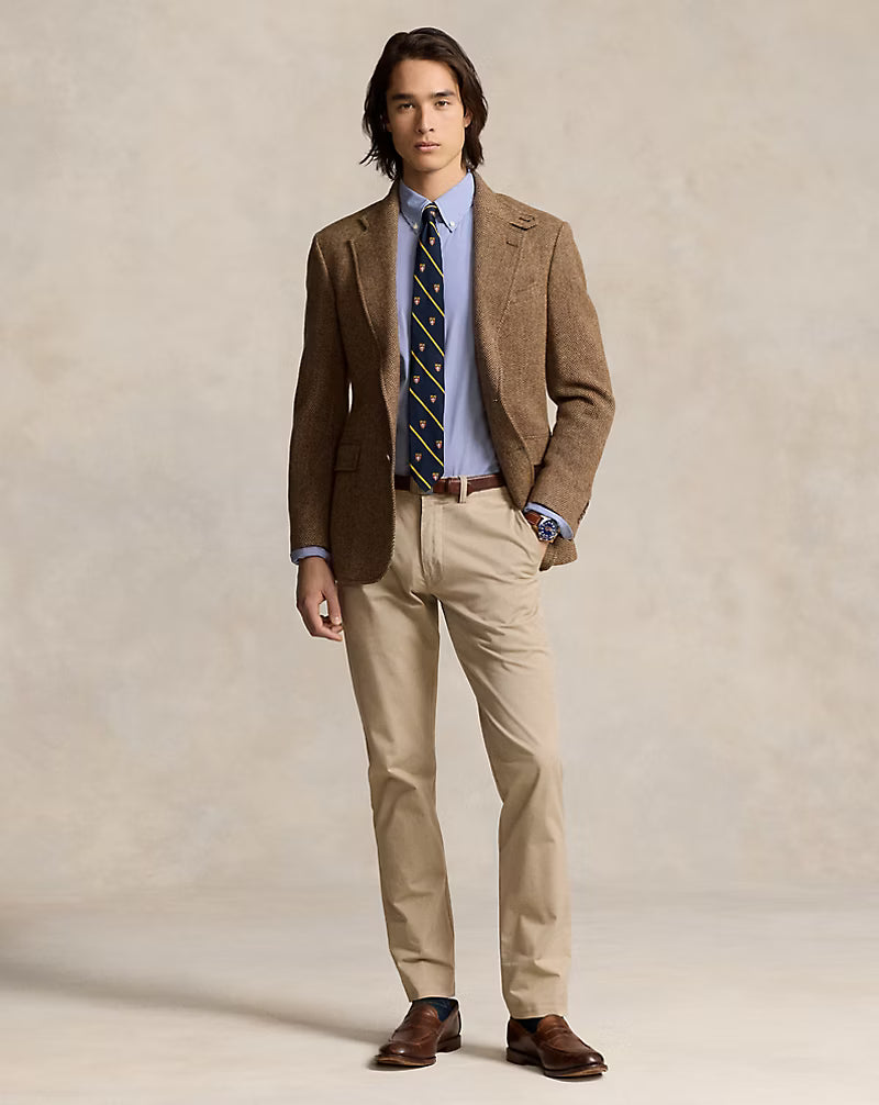 Slim Fit Striped Stretch Poplin Shirt