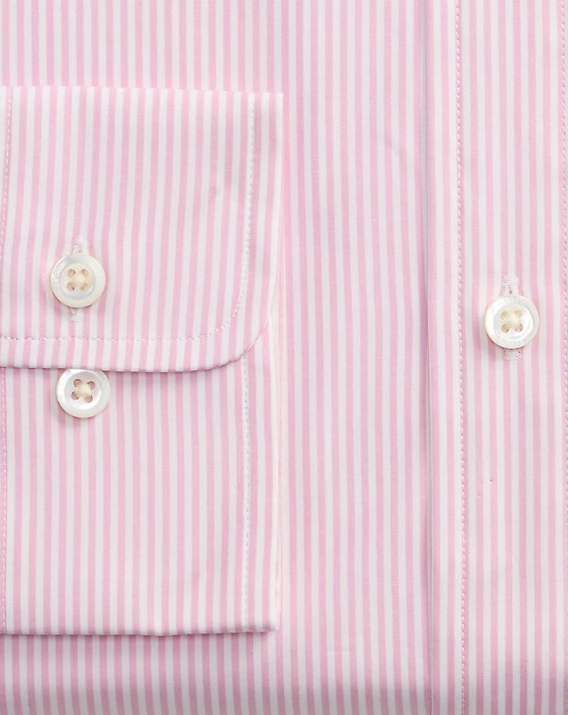 Custom Fit Striped Poplin Shirt