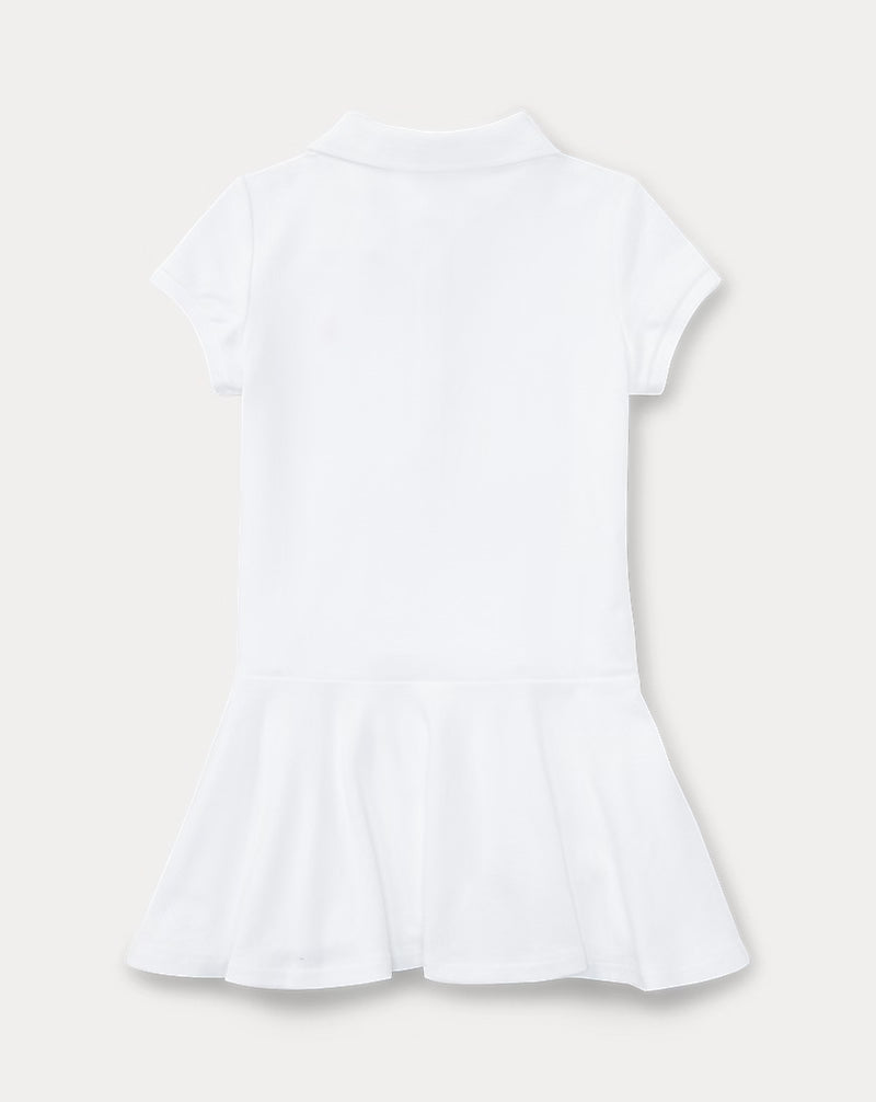 Stretch Mesh Polo Dress