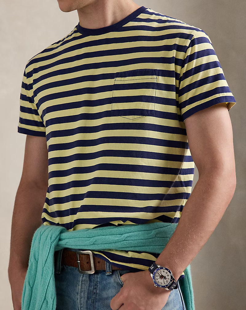 Classic Fit Striped Jersey T-Shirt