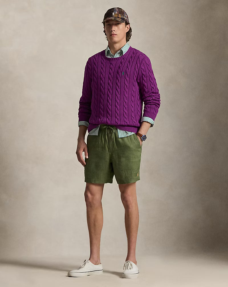 6-Inch Polo Prepster Linen Short